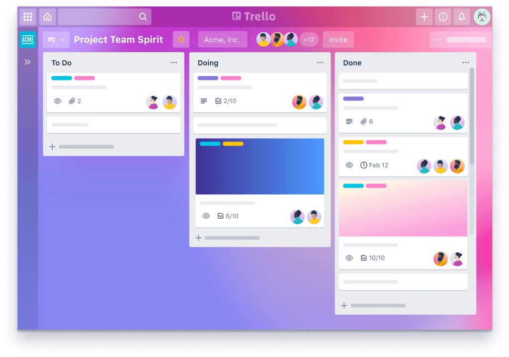 aplicativos gratuitos para gestão - trello